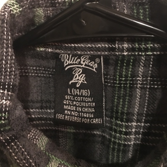Boys Flannel Shirt 14/16 - Picture 2 of 4